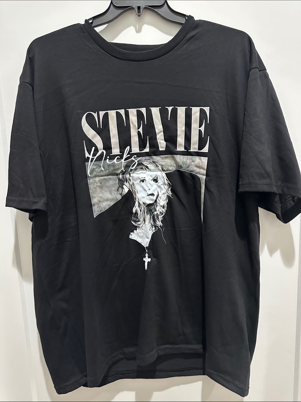 Stevie Nicks Black Graphic Short Sleeve Tee
